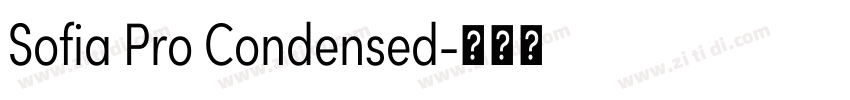 Sofia Pro Condensed字体转换